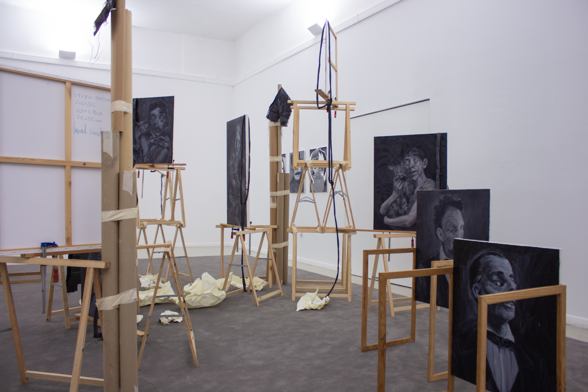 No Palco da Pintura, exhibition view