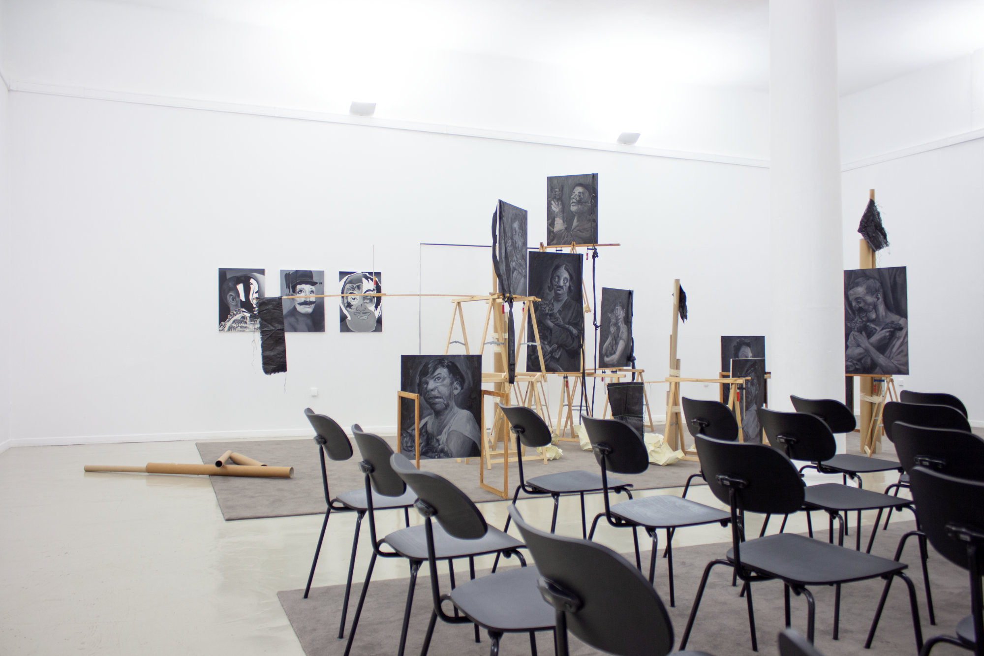 No Palco da Pintura, exhibition view