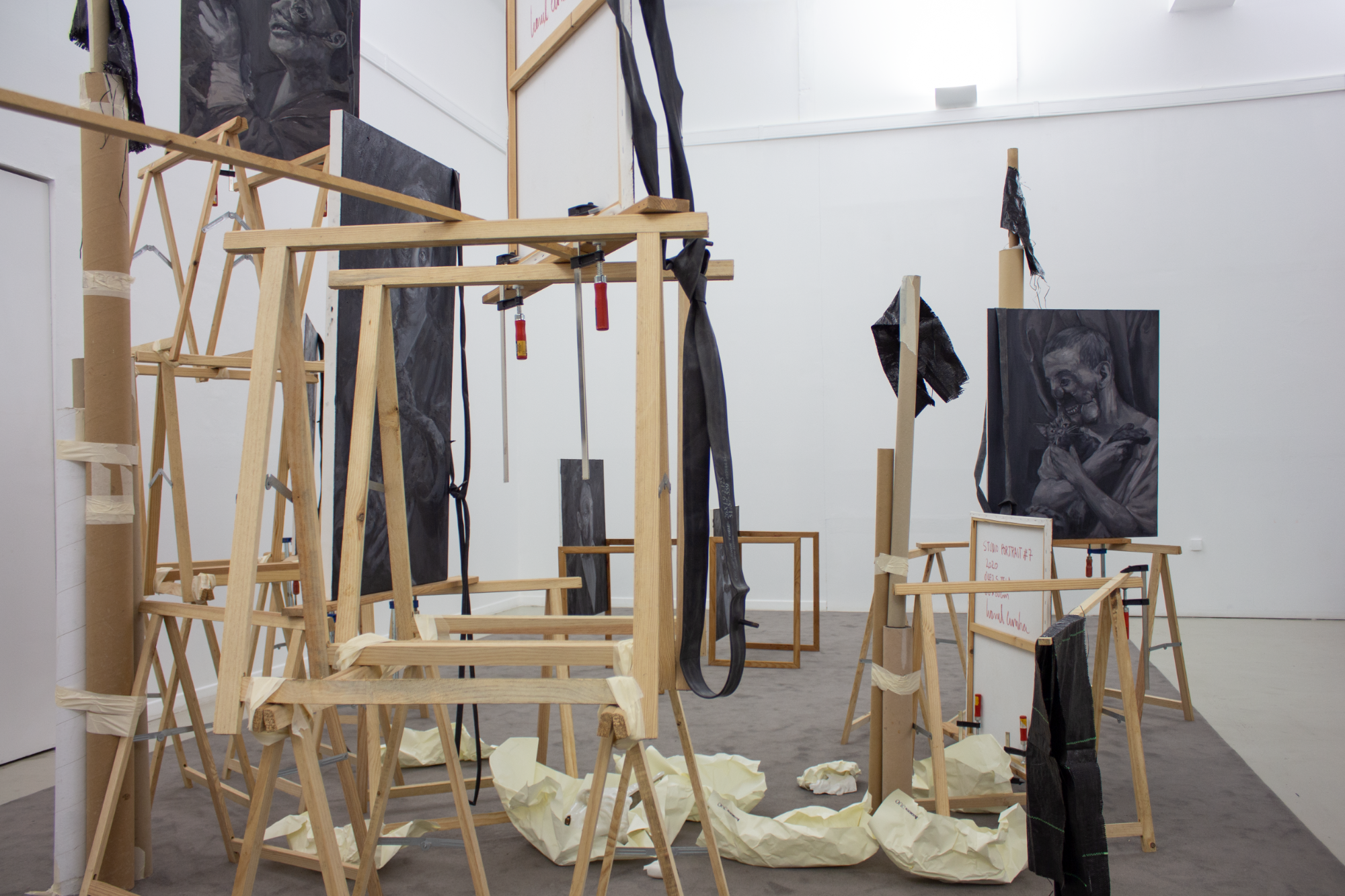 No Palco da Pintura, exhibition view