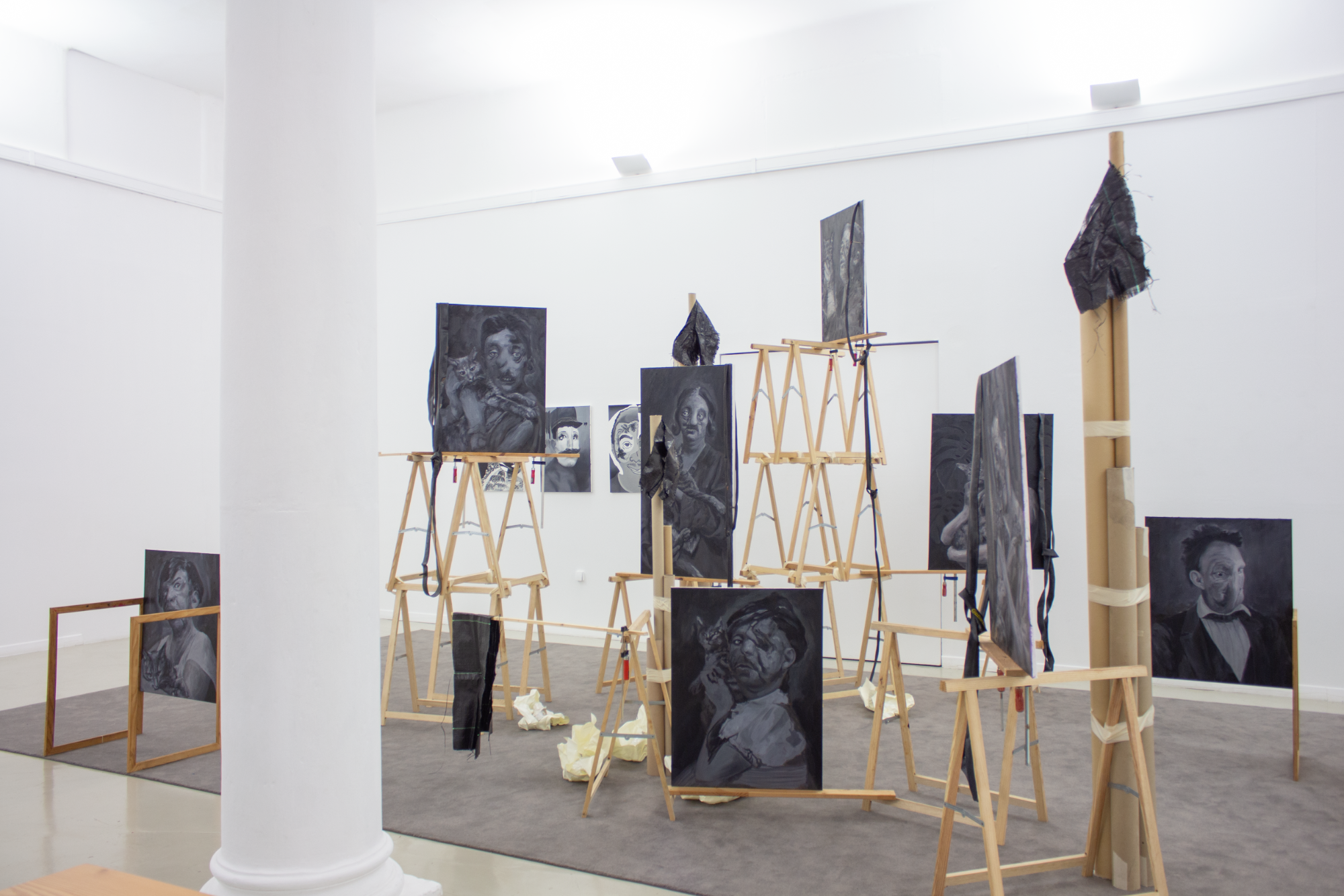 No Palco da Pintura, exhibition view